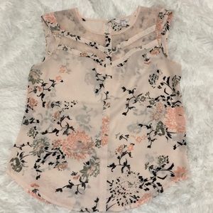 Candie’s Women’s Flower Top/Blouse size s